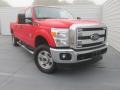 2016 Race Red Ford F250 Super Duty XLT Crew Cab 4x4  photo #2