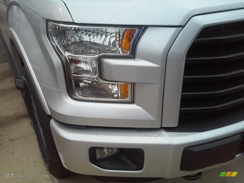 2016 F150 XLT SuperCrew 4x4 - Ingot Silver / Black photo #26