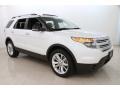 2014 White Platinum Ford Explorer XLT 4WD  photo #1