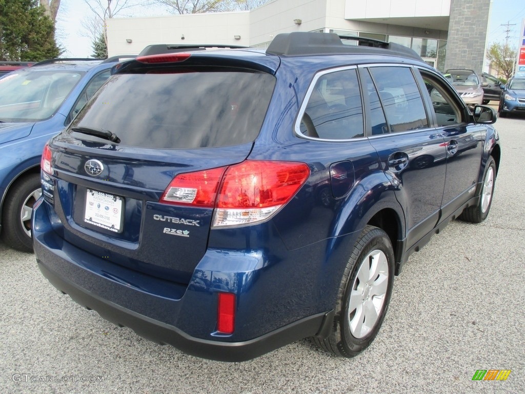 2011 Outback 2.5i Premium Wagon - Azurite Blue Pearl / Warm Ivory photo #6
