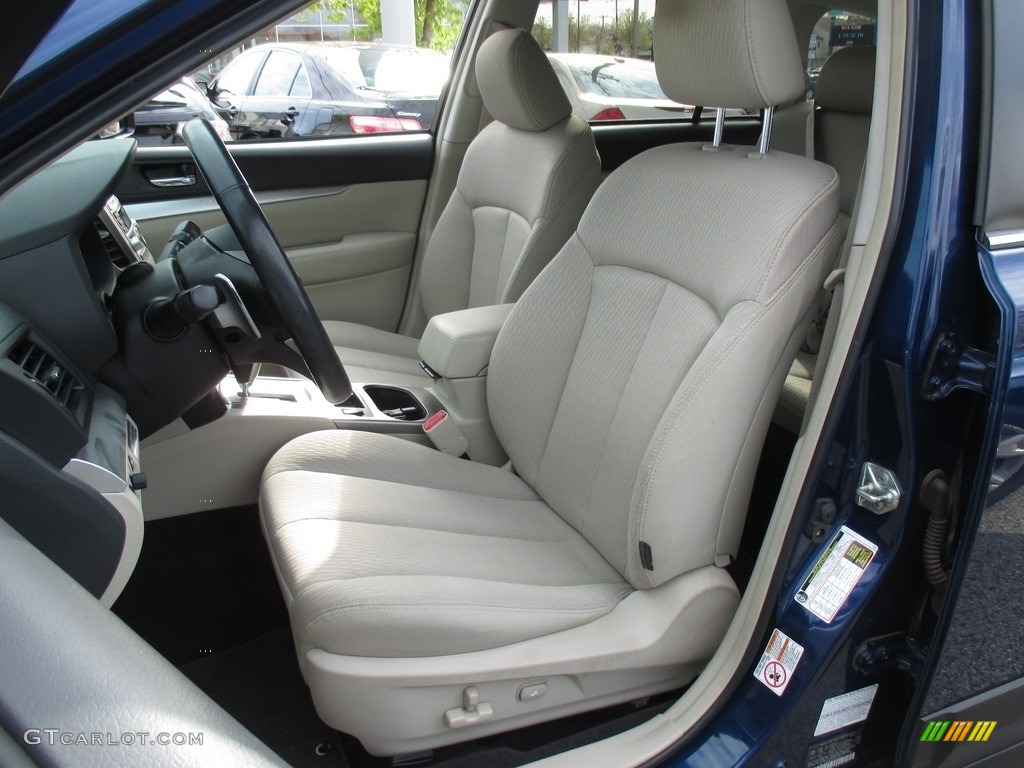 2011 Outback 2.5i Premium Wagon - Azurite Blue Pearl / Warm Ivory photo #10