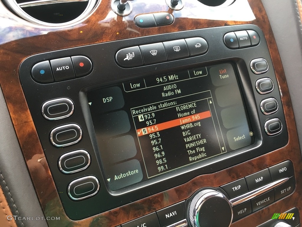 2006 Bentley Continental GT Standard Continental GT Model Controls Photo #112233110