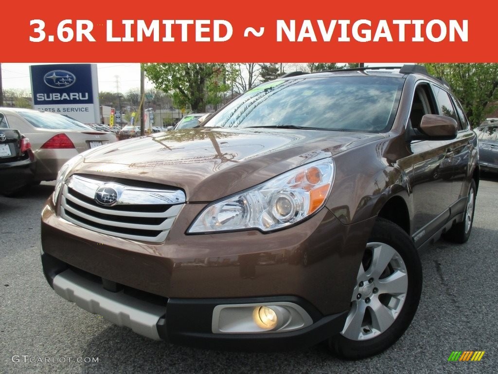 2011 Outback 3.6R Limited Wagon - Caramel Bronze Pearl / Warm Ivory photo #1