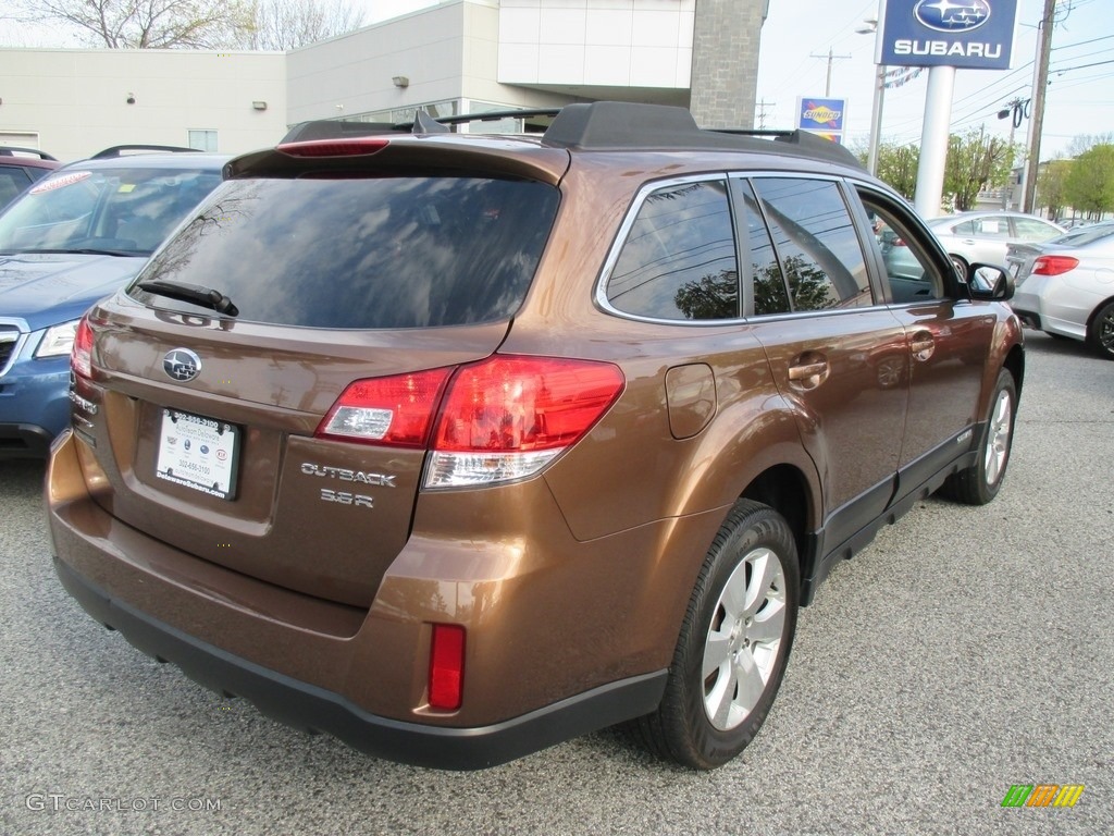 2011 Outback 3.6R Limited Wagon - Caramel Bronze Pearl / Warm Ivory photo #6