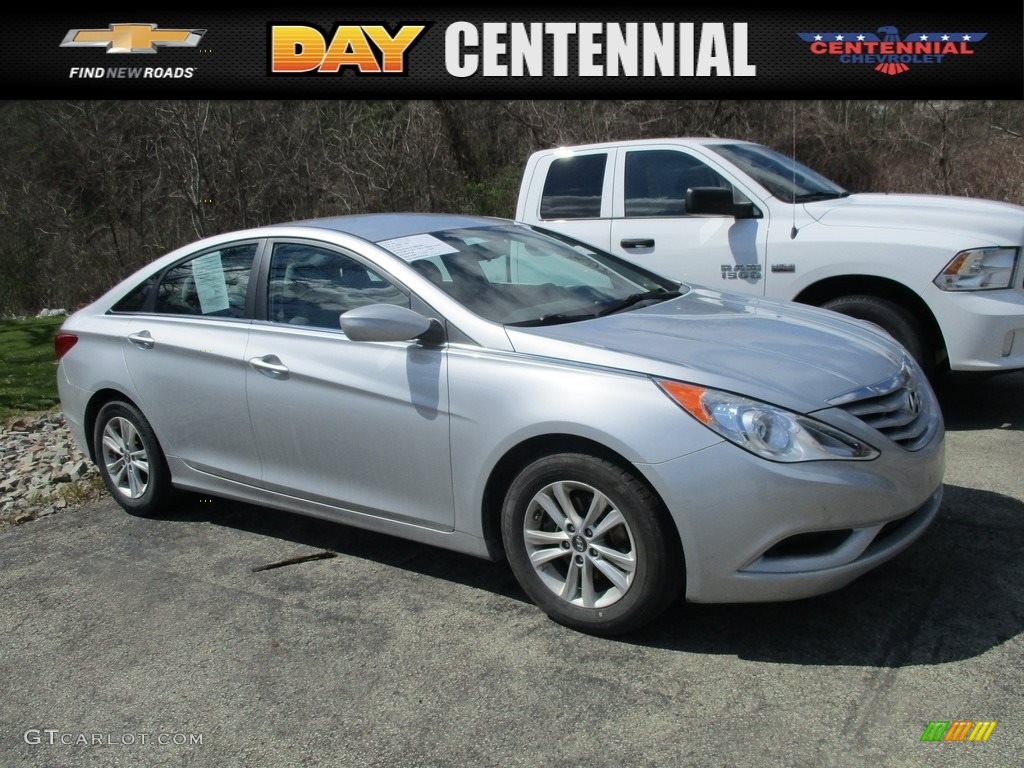 2012 Sonata GLS - Radiant Silver / Gray photo #1