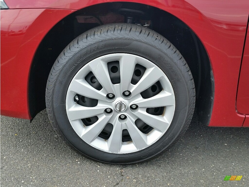 2014 Sentra SV - Red Brick / Charcoal photo #28