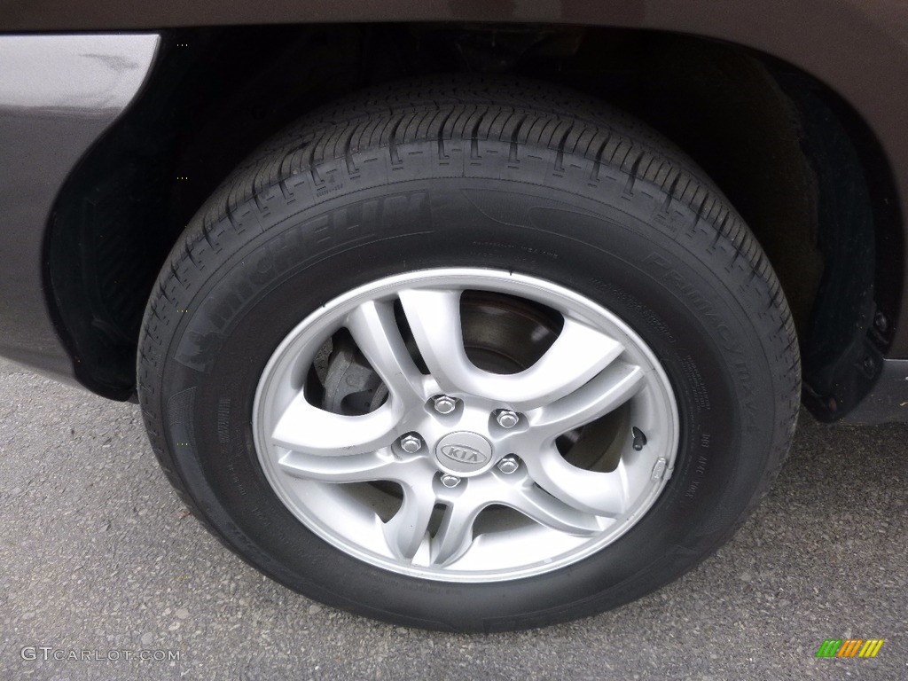2005 Sportage EX 4WD - Smokey Brown / Beige photo #5