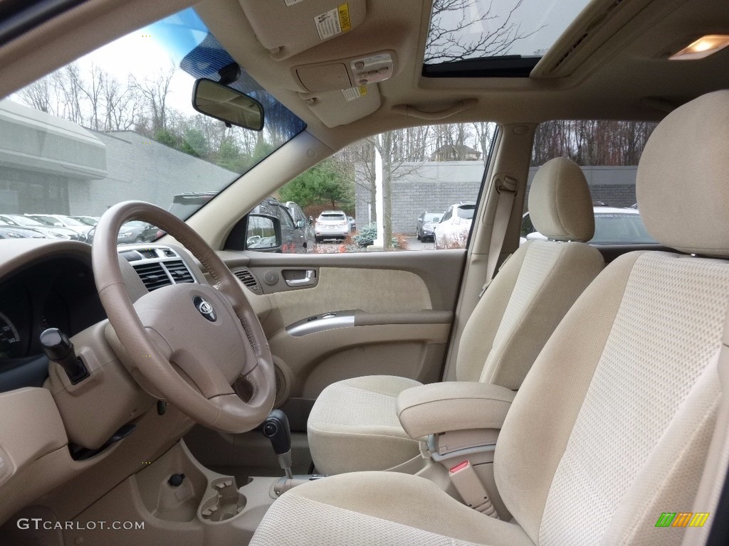 2005 Sportage EX 4WD - Smokey Brown / Beige photo #9