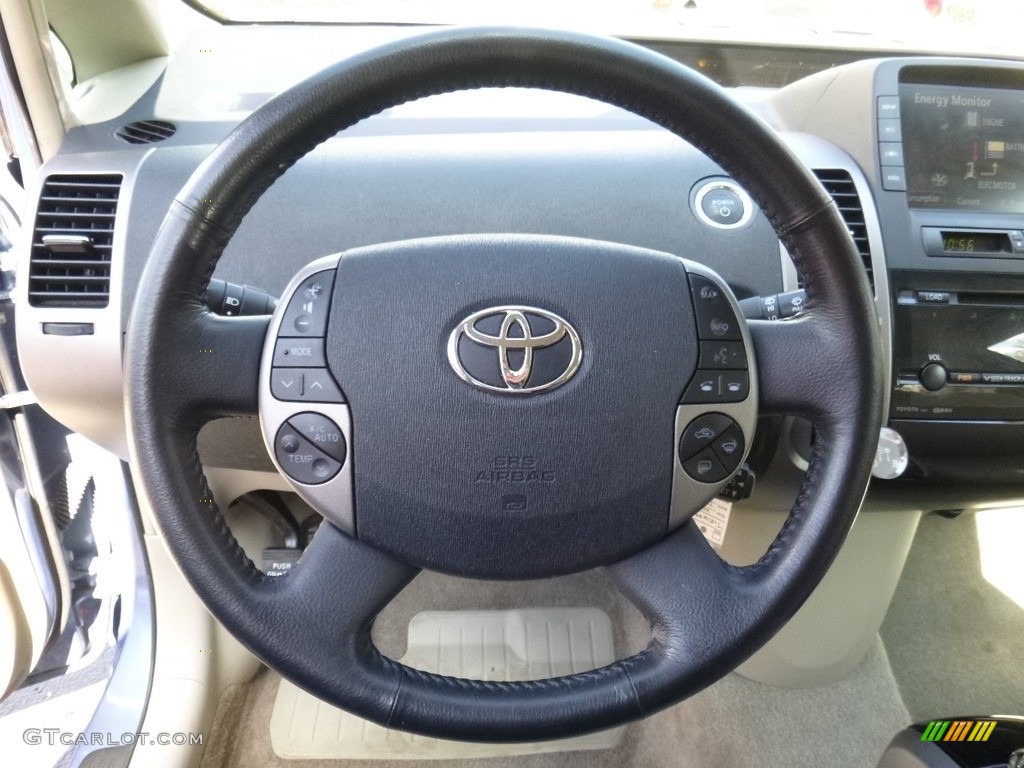 2007 Prius Hybrid Touring - Seaside Blue Pearl / Bisque Beige photo #18