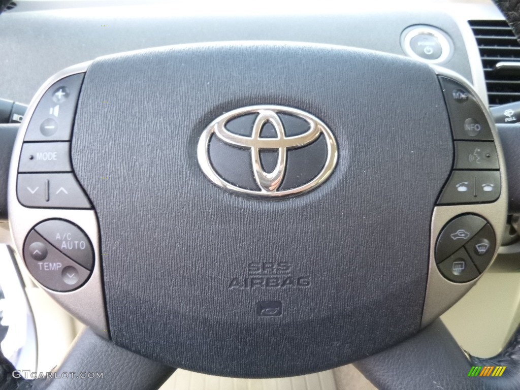2007 Prius Hybrid Touring - Seaside Blue Pearl / Bisque Beige photo #19