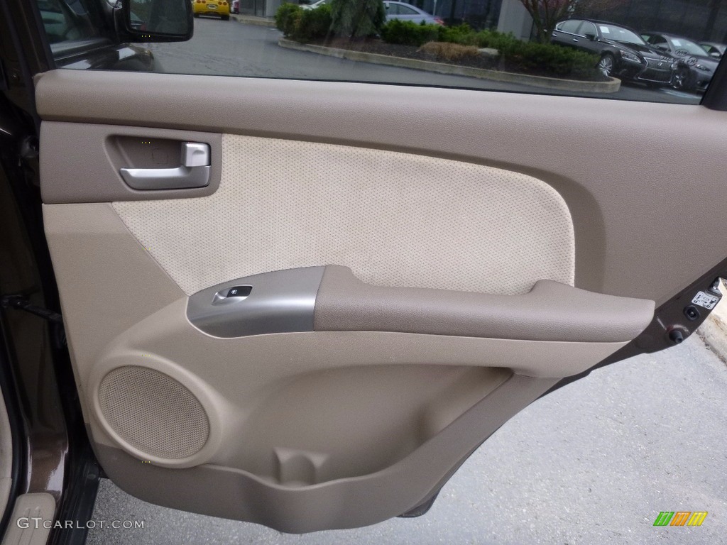 2005 Sportage EX 4WD - Smokey Brown / Beige photo #24