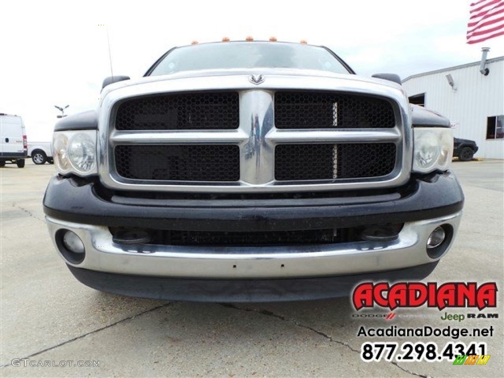 2005 Ram 2500 SLT Quad Cab - Black / Taupe photo #11