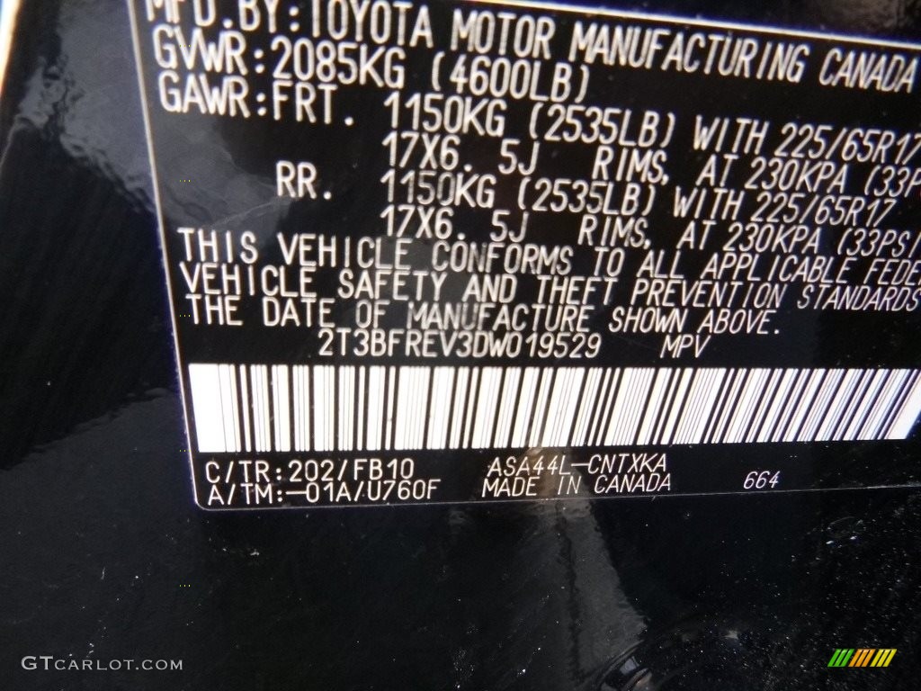 2013 RAV4 LE AWD - Black / Ash photo #25