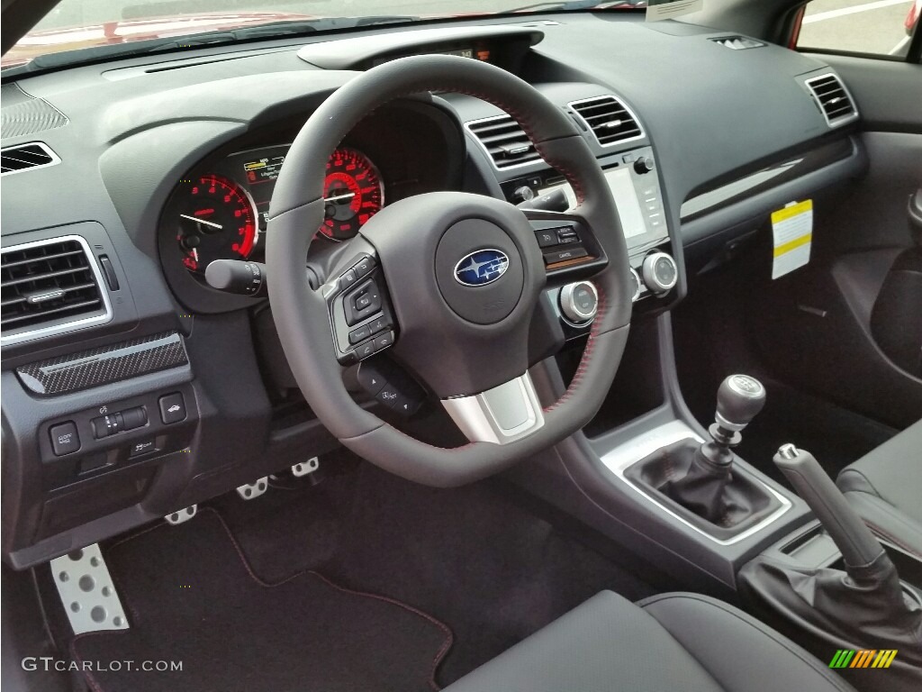 Carbon Black Interior 2016 Subaru WRX Limited Photo #112249271