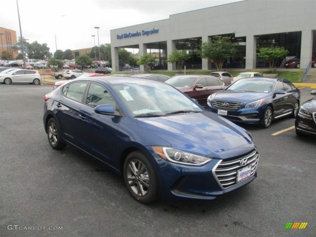 2017 Elantra SE - Lakeside Blue / Gray photo #1