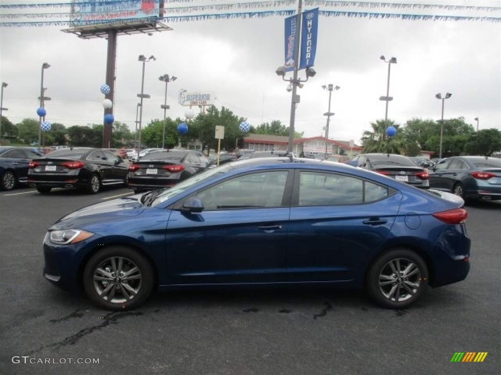 2017 Elantra SE - Lakeside Blue / Gray photo #4