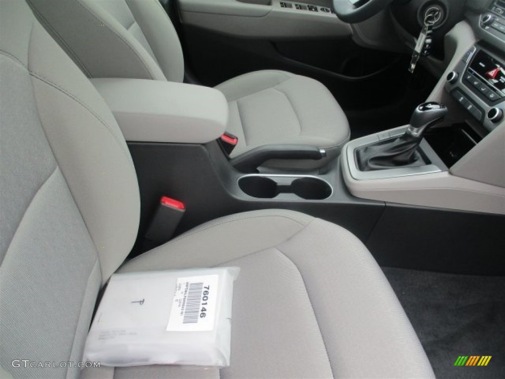 2017 Elantra SE - Lakeside Blue / Gray photo #12