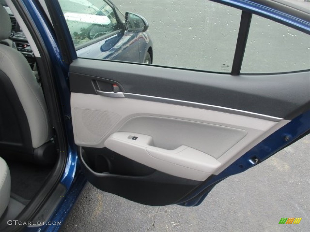 2017 Elantra SE - Lakeside Blue / Gray photo #13