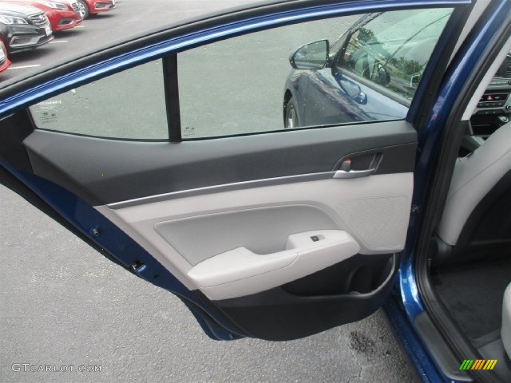 2017 Elantra SE - Lakeside Blue / Gray photo #16