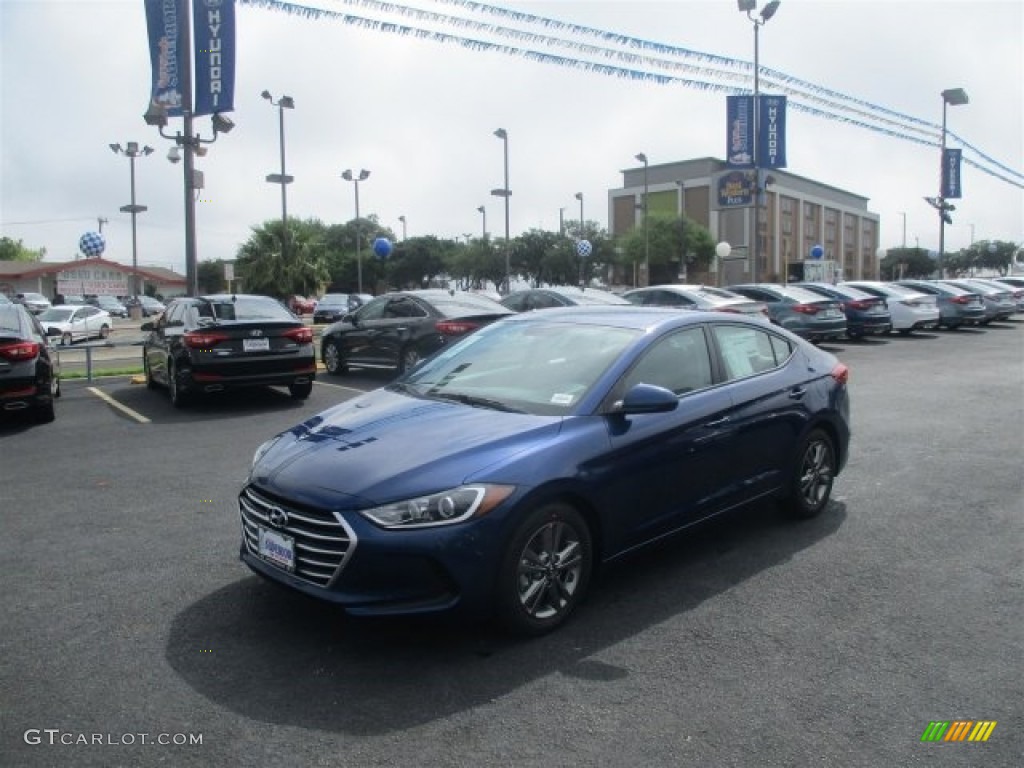 2017 Elantra SE - Lakeside Blue / Gray photo #3