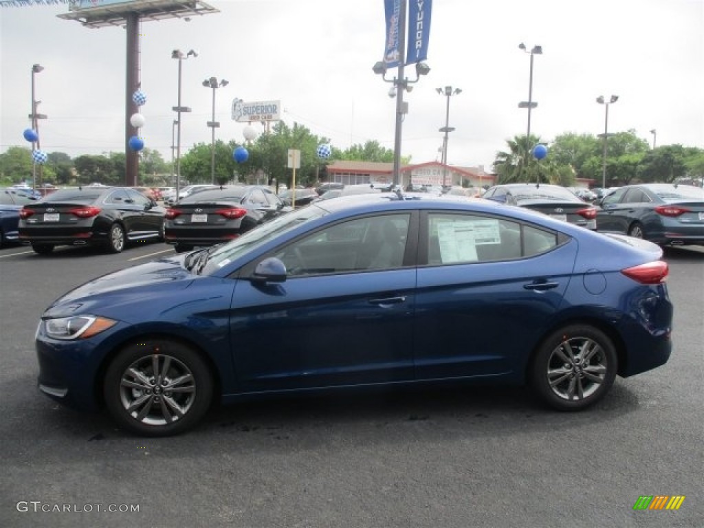 2017 Elantra SE - Lakeside Blue / Gray photo #4