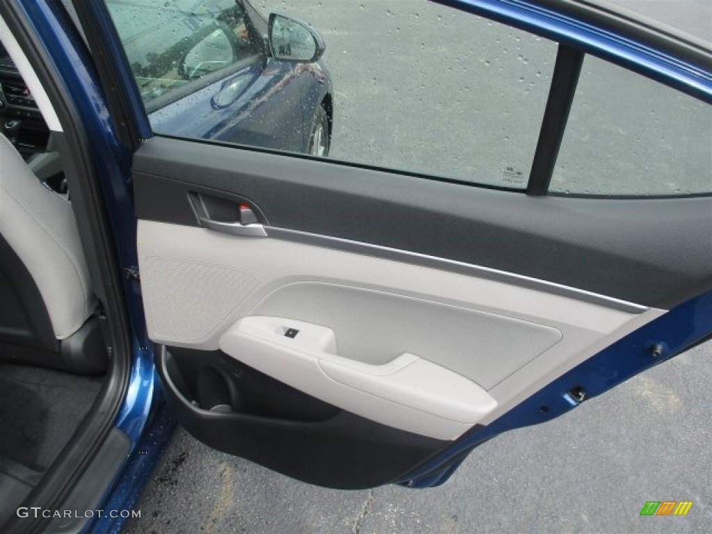 2017 Elantra SE - Lakeside Blue / Gray photo #13