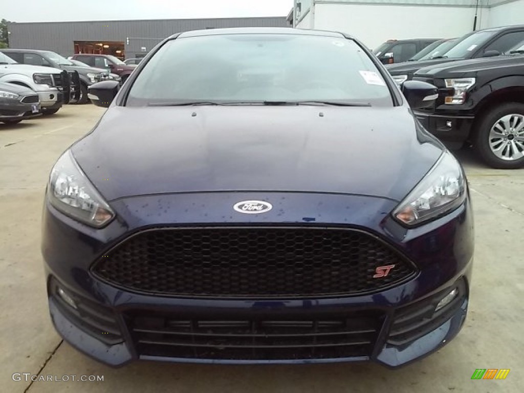 2016 Focus ST - Kona Blue / Charcoal Black photo #2
