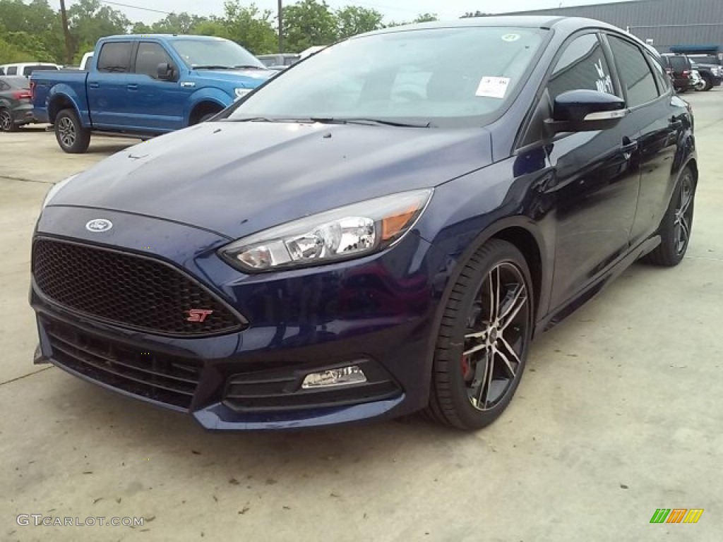 2016 Focus ST - Kona Blue / Charcoal Black photo #4