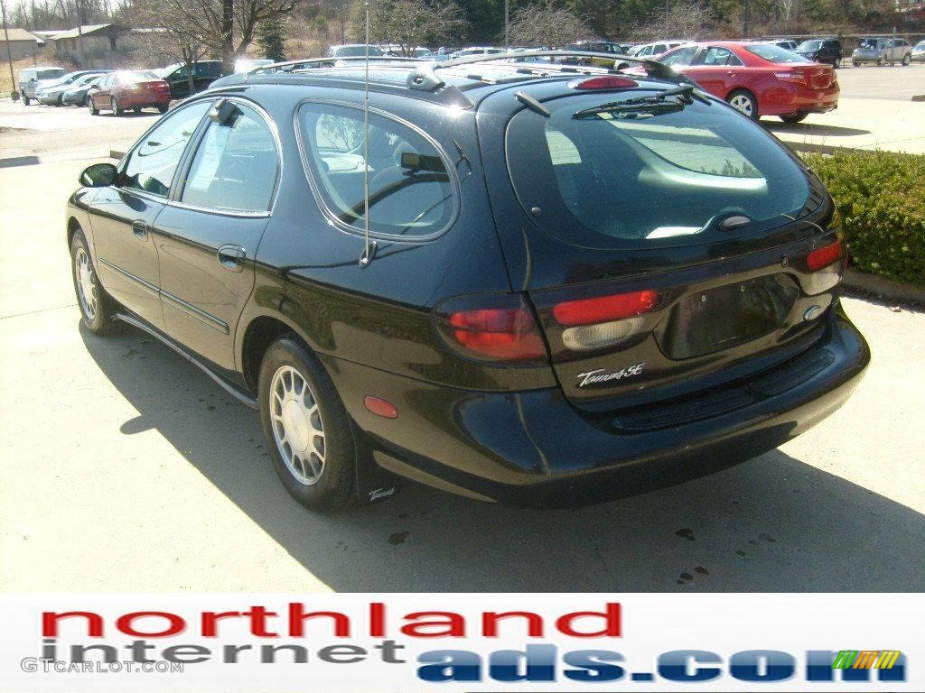 1998 Taurus SE Wagon - Black / Medium Graphite photo #2