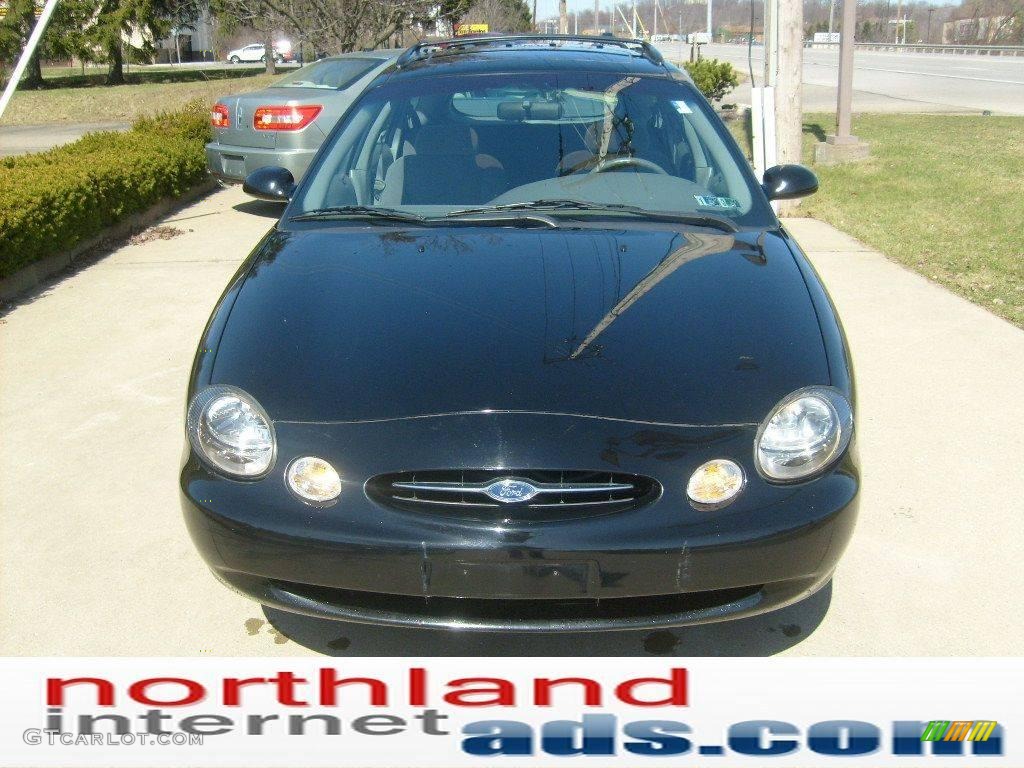 1998 Taurus SE Wagon - Black / Medium Graphite photo #6