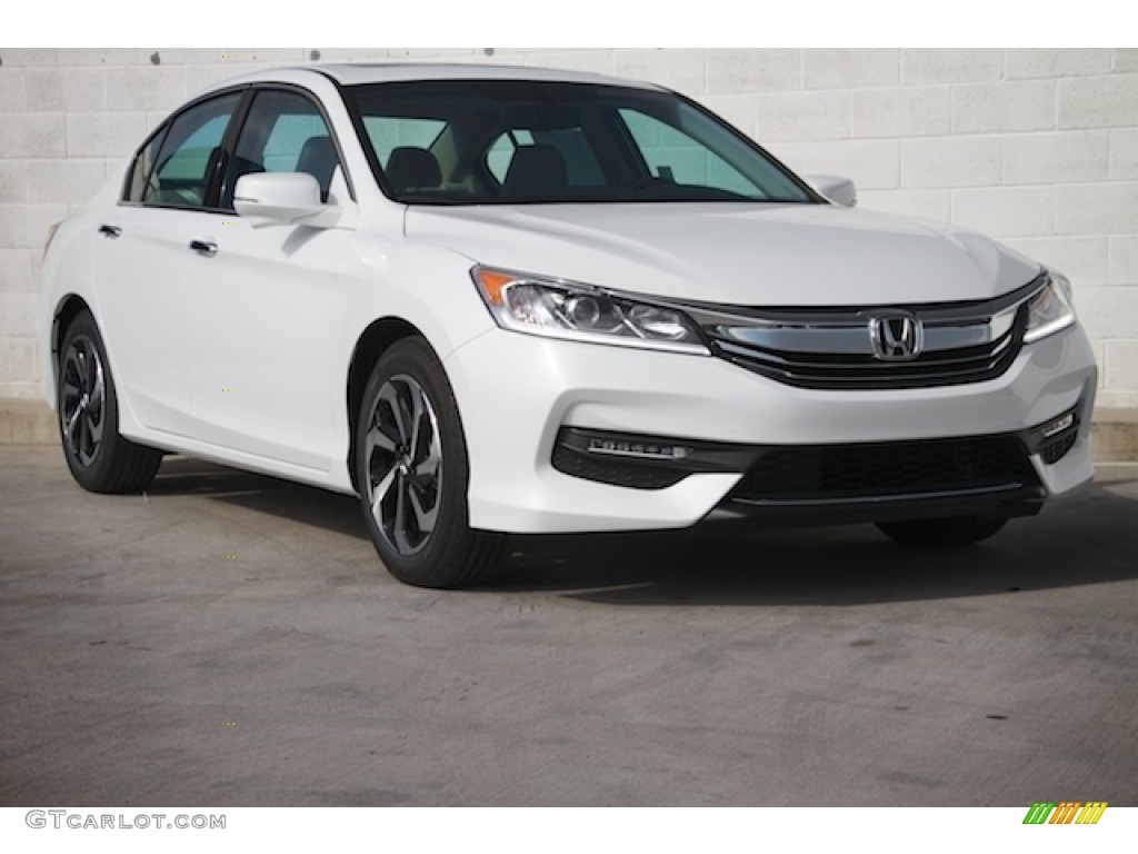 2016 Accord EX-L Sedan - White Orchid Pearl / Ivory photo #1