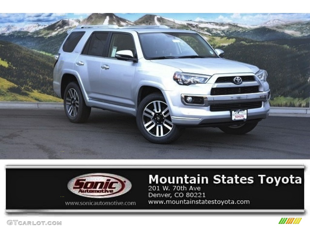 2016 4Runner Limited 4x4 - Classic Silver Metallic / Black photo #1