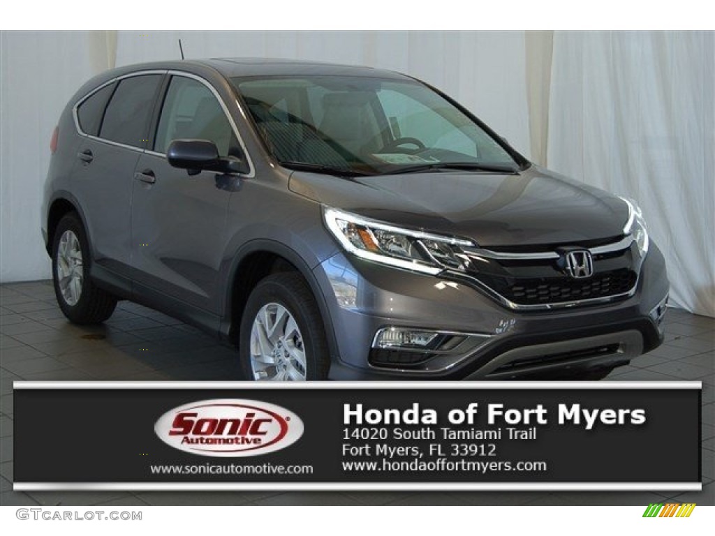 2016 CR-V EX - Modern Steel Metallic / Gray photo #1