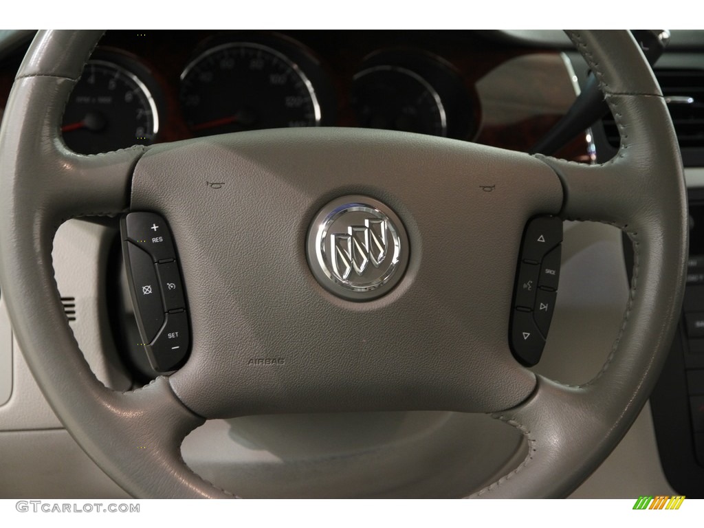 2006 Buick Lucerne CXL Titanium Gray Steering Wheel Photo #112262029