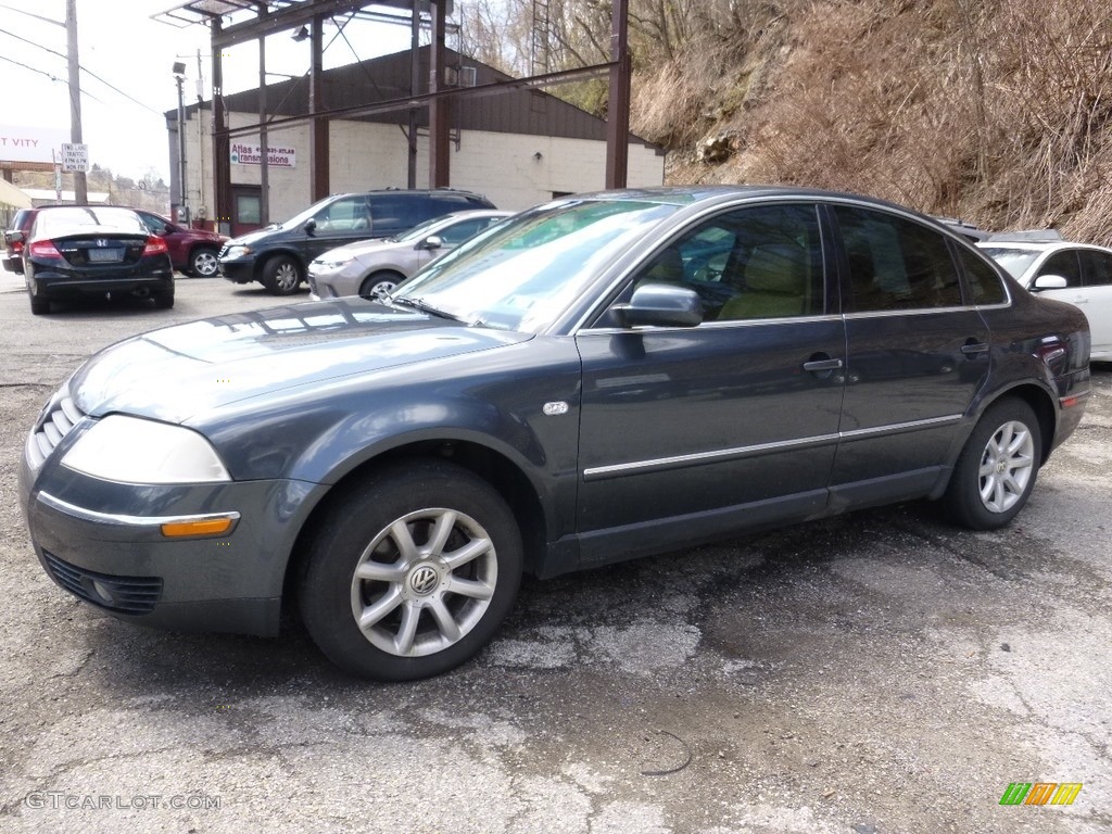 2004 Passat GLS Sedan - Stonehenge Grey Metallic / Beige photo #8