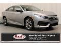 Lunar Silver Metallic 2016 Honda Civic LX Sedan