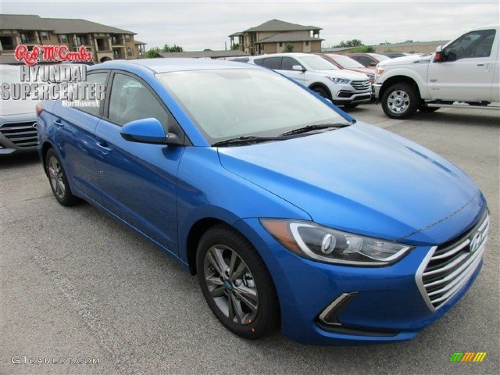 2017 Elantra SE - Electric Blue / Gray photo #1