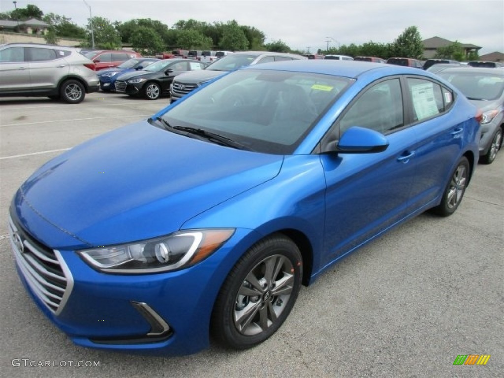 2017 Elantra SE - Electric Blue / Gray photo #2