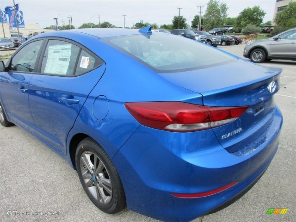 2017 Elantra SE - Electric Blue / Gray photo #4