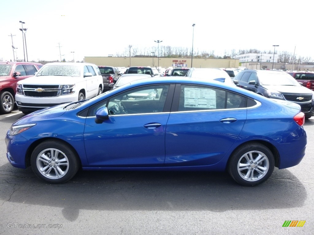 2016 Cruze LT Sedan - Kinetic Blue Metallic / Jet Black photo #9