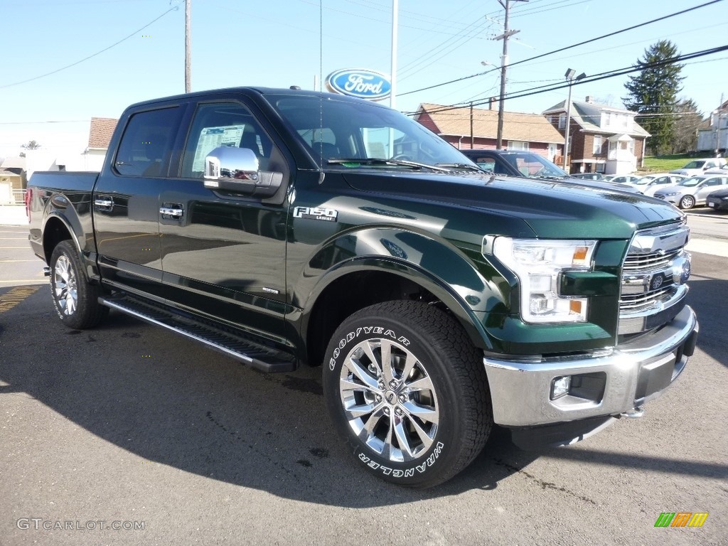 Green Gem 2016 Ford F150 Lariat SuperCrew 4x4 Exterior Photo #112266556