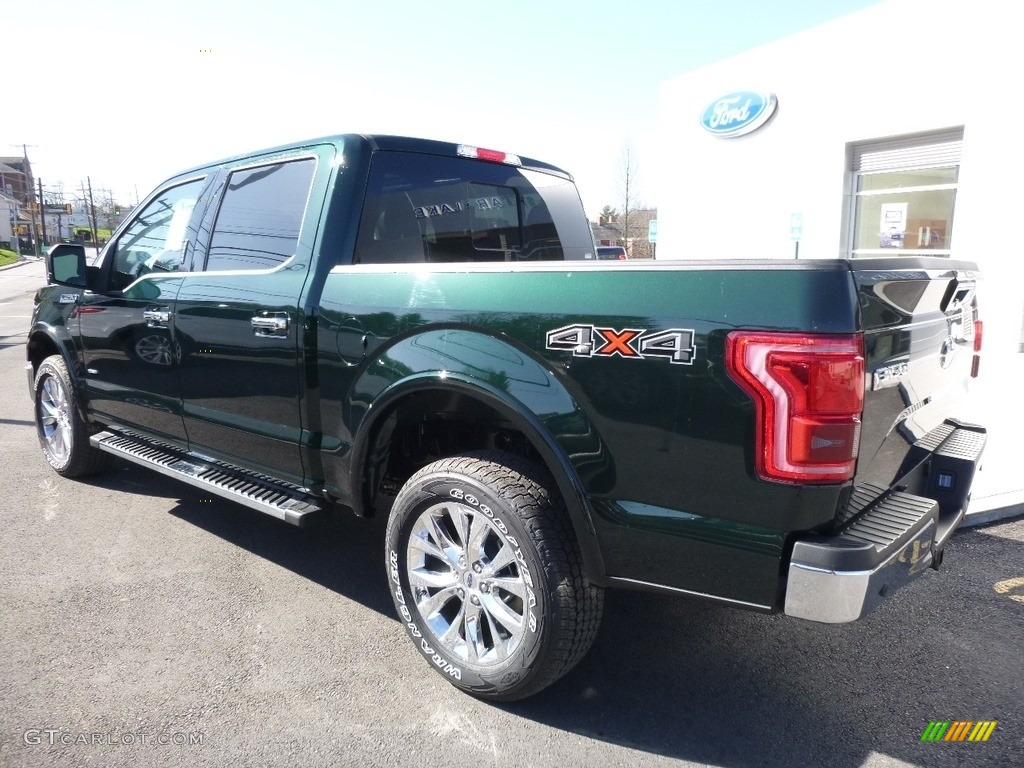 2016 F150 Lariat SuperCrew 4x4 - Green Gem / Black photo #7