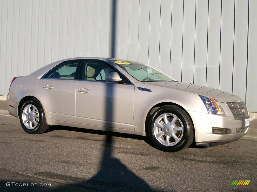 2008 CTS Sedan - Gold Mist / Cashmere/Cocoa photo #1