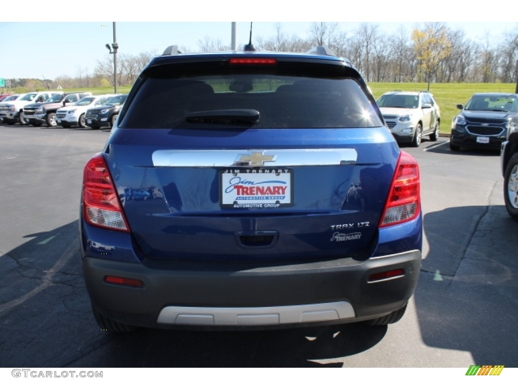 2015 Trax LTZ - Brilliant Blue Metallic / Jet Black/Light Titanium photo #6