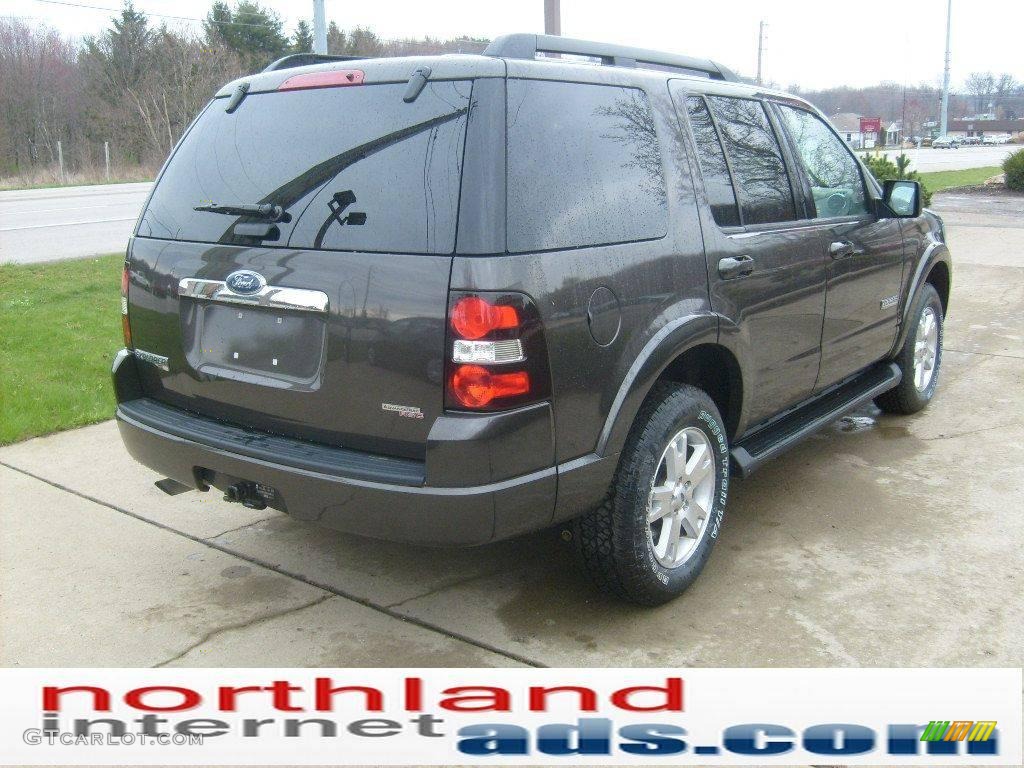 2007 Explorer XLT 4x4 - Dark Stone Metallic / Stone photo #4