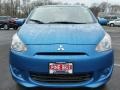 2015 Sapphire Blue Mitsubishi Mirage DE  photo #2