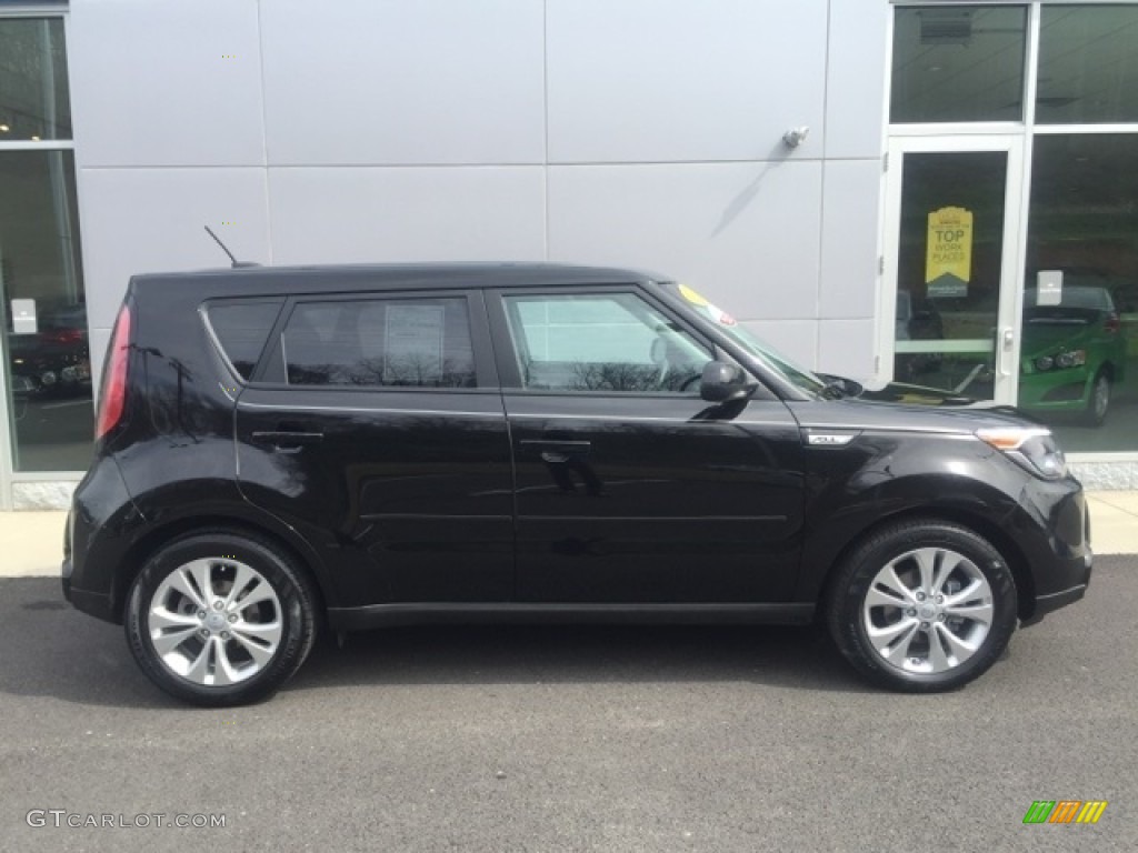 Shadow Black 2016 Kia Soul + Exterior Photo #112275940