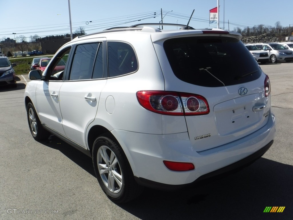 2011 Santa Fe Limited AWD - Frost White Pearl / Beige photo #8