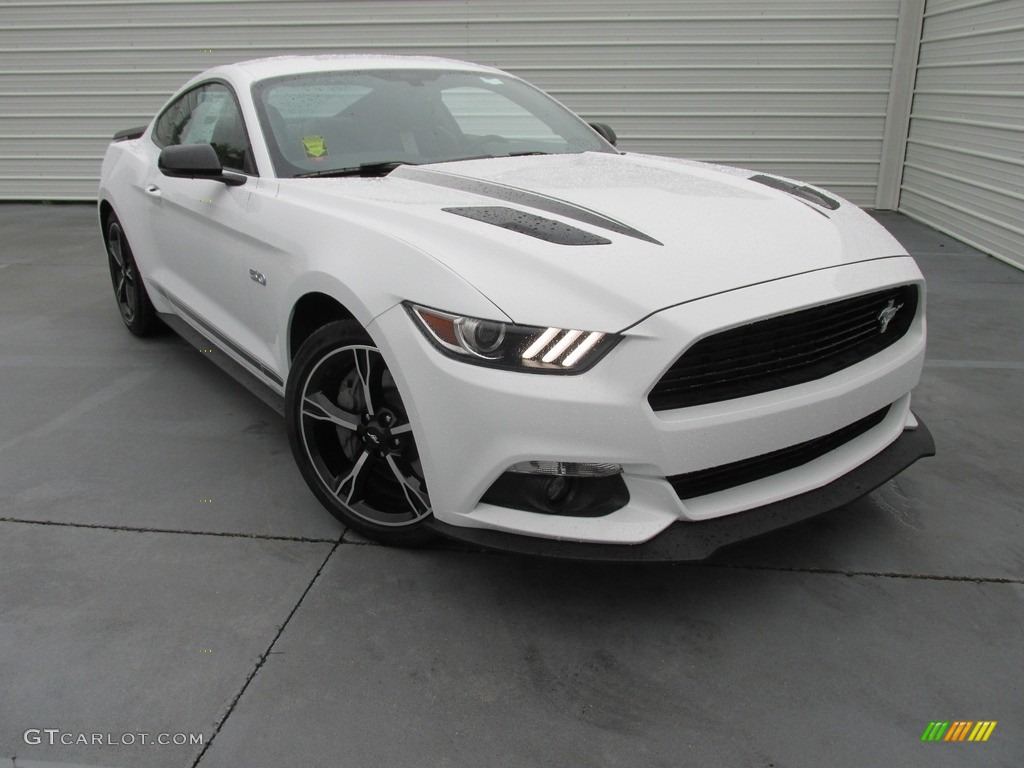 2016 Mustang GT/CS California Special Coupe - Oxford White / California Special Ebony Black/Miko Suede photo #1