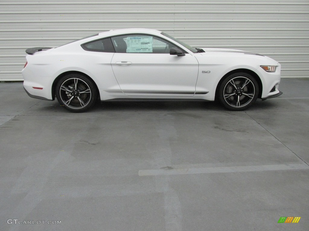 2016 Mustang GT/CS California Special Coupe - Oxford White / California Special Ebony Black/Miko Suede photo #3